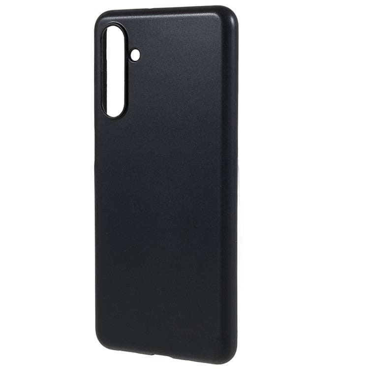 For Samsung Galaxy M54 5G / F54 5G Glossy TPU Case Anti-scratch Phone Cover - Black