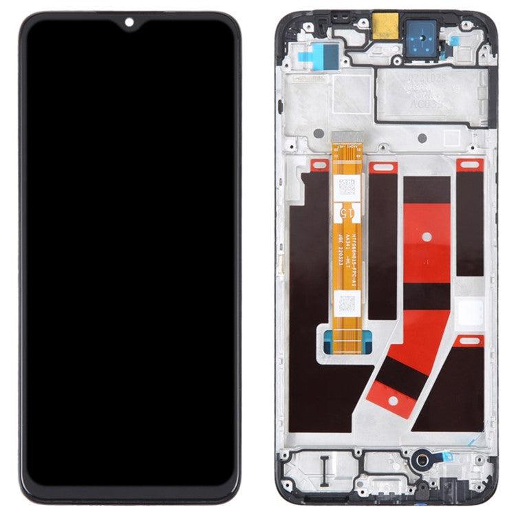 For Oppo A57 4G / A57s 4G / A77 4G OEM Grade S LCD Screen and Digitizer Assembly + Frame Part (without Logo)