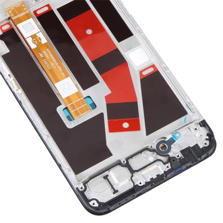 For Oppo A57 4G / A57s 4G / A77 4G Grade B LCD Screen and Digitizer Assembly + Frame Replace Part (without Logo)