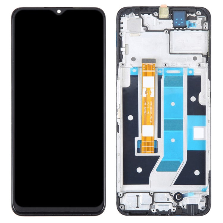 For Oppo A58 5G / A78 5G Grade B LCD Screen and Digitizer Assembly + Frame Replace Part (without Logo)