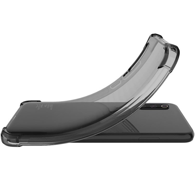 IMAK For Asus ROG Phone 7 5G / Phone 7 Pro / Phone 7 Ultimate 5G Phone Case Airbag Cushion Corner TPU Clear Cover - Transparent Black