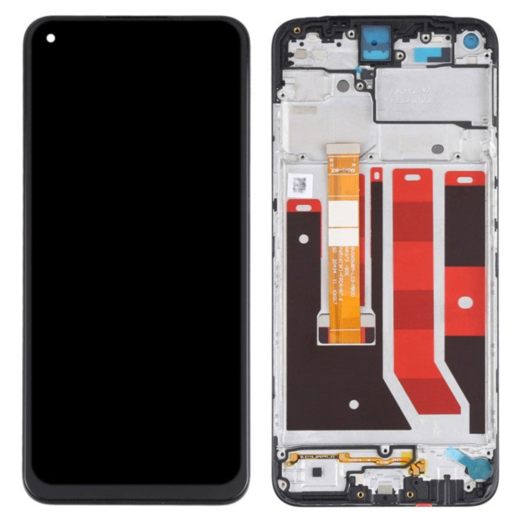 For Oppo A32 (2020) / A53s 4G / A53(2020) CPH2127 CPH2131 OEM Grade S LCD Screen and Digitizer Assembly + Frame Part (without Logo)