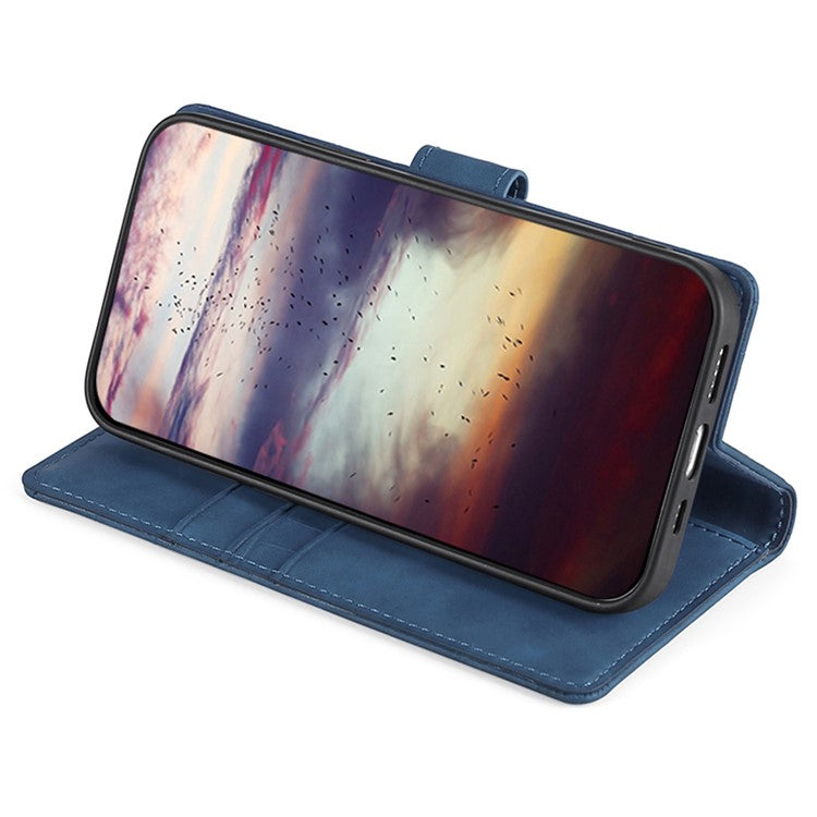 For OnePlus Nord CE 3 Lite 5G / Nord N30 5G PU Leather Crocodile Texture Phone Cover Skin-touch Feeling Stand Wallet Case - Blue