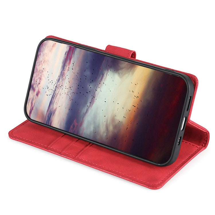 For OnePlus Nord CE 3 Lite 5G / Nord N30 5G PU Leather Crocodile Texture Phone Cover Skin-touch Feeling Stand Wallet Case - Red