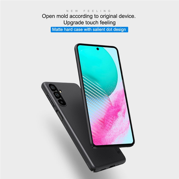 NILLKIN Frosted Shield for Samsung Galaxy M54 5G / F54 5G Shockproof PC Back Cover Matte Phone Case - Blue