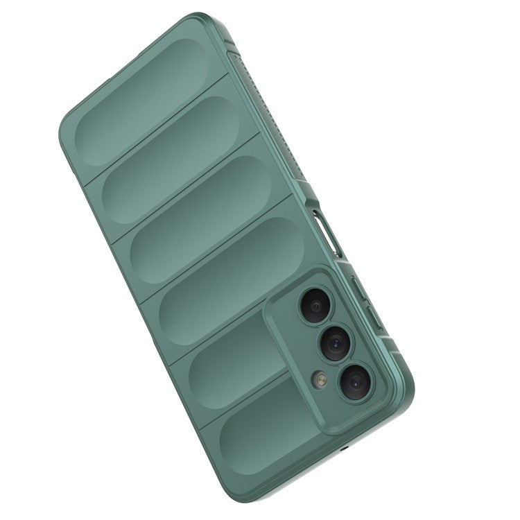 For Samsung Galaxy M54 5G / F54 5G Rugged Drop-proof Phone Case Soft TPU Smartphone Cover - Light Purple