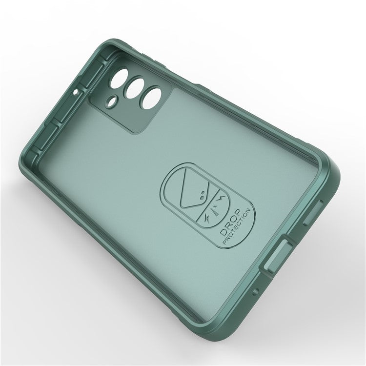 For Samsung Galaxy M54 5G / F54 5G Rugged Drop-proof Phone Case Soft TPU Smartphone Cover - Light Purple