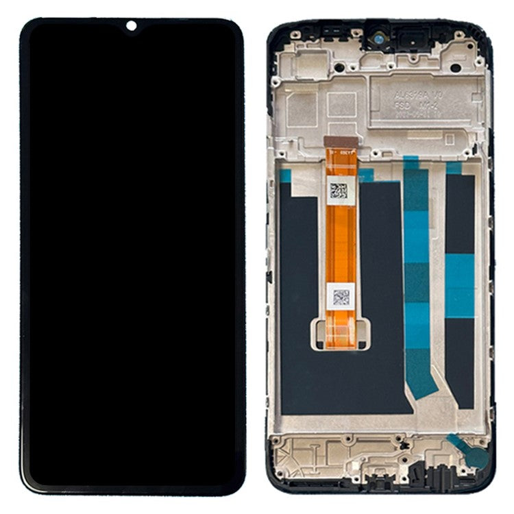 For Oppo A17k 4G / A17 4G OEM Grade S LCD Screen and Digitizer Assembly + Frame Part (without Logo)