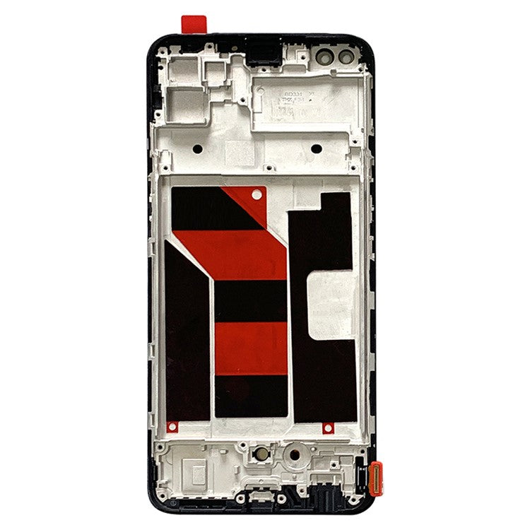 For Oppo Reno4 4G Grade C LCD Screen and Digitizer Assembly + Frame Part (TFT Technology) (without Logo)