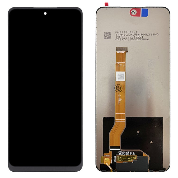 For Realme C55 Grade S OEM LCD Screen and Digitizer Assembly Replacement Part (without Logo)