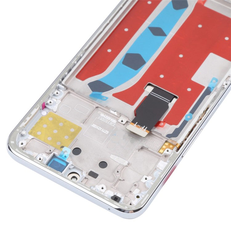 For Honor X8 4G / X30i OEM Grade S LCD Screen and Digitizer Assembly + Frame Repair Part (without Logo) - Silver