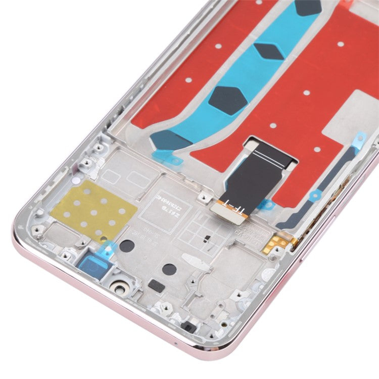 For Honor X8 4G / X30i Grade C LCD Screen and Digitizer Assembly + Frame Replacement Part (without Logo) - Pink