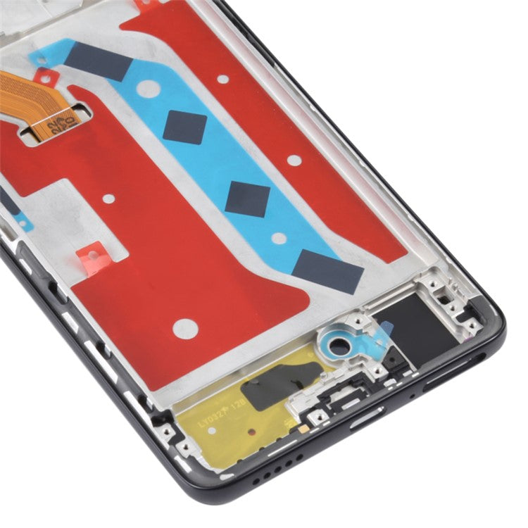 For Honor X30 5G OEM Grade S LCD Screen and Digitizer Assembly + Frame Replacement Part (without Logo) - Black