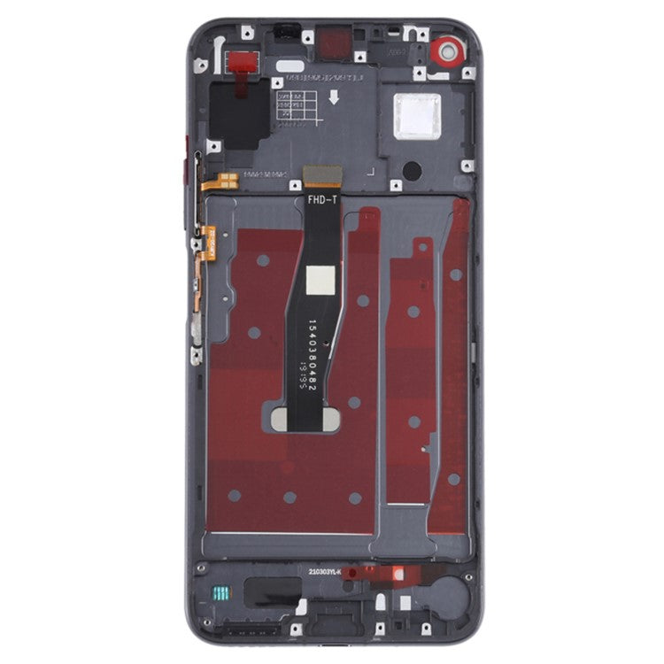 For Honor 20 / Huawei nova 5T 4G Grade C LCD Screen and Digitizer Assembly + Frame Part (COG Technology) (without Logo) - Black