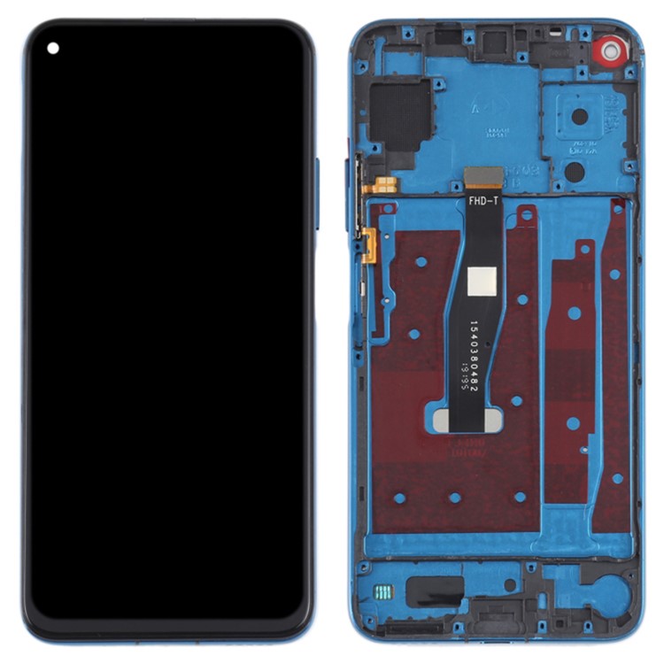 For Honor 20 / Huawei nova 5T 4G Grade C LCD Screen and Digitizer Assembly + Frame Part (COG Technology) (without Logo) - Green