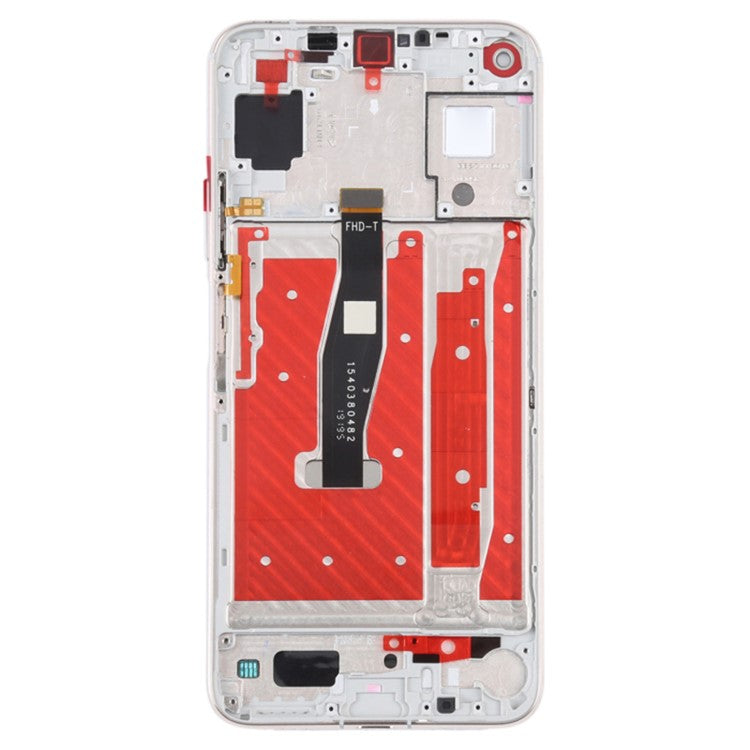 For Honor 20 / Huawei nova 5T 4G Grade C LCD Screen and Digitizer Assembly + Frame Part (COG Technology) (without Logo) - Silver