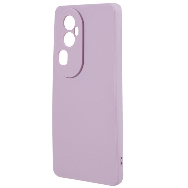 Soft TPU Phone Case for Oppo Reno10 Pro+ 5G , Precise Cutout Straight Edge Phone Cover - Purple