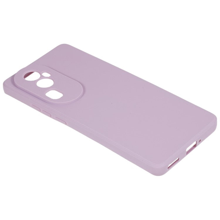 Soft TPU Phone Case for Oppo Reno10 Pro+ 5G , Precise Cutout Straight Edge Phone Cover - Purple