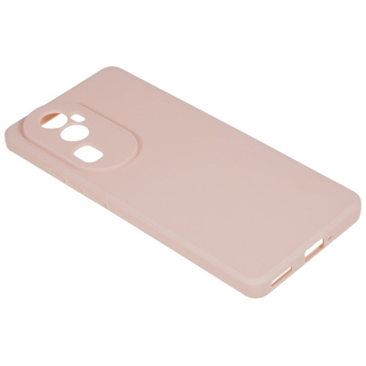 Soft TPU Phone Case for Oppo Reno10 Pro+ 5G , Precise Cutout Straight Edge Phone Cover - Pink