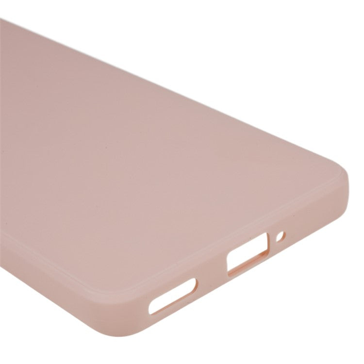 Soft TPU Phone Case for Oppo Reno10 Pro+ 5G , Precise Cutout Straight Edge Phone Cover - Pink