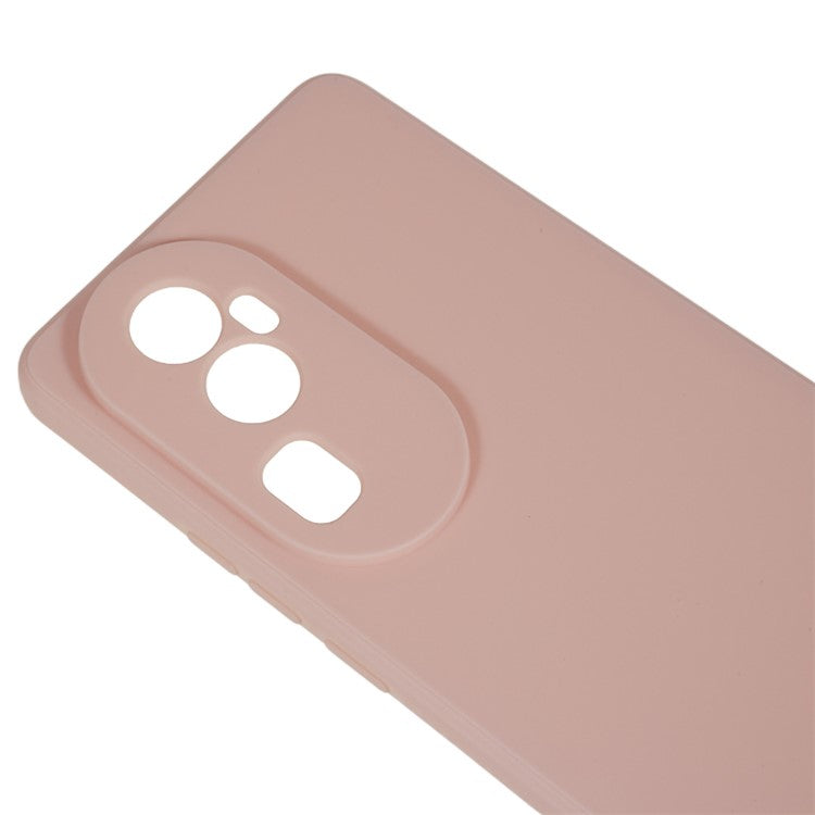 Soft TPU Phone Case for Oppo Reno10 Pro+ 5G , Precise Cutout Straight Edge Phone Cover - Pink