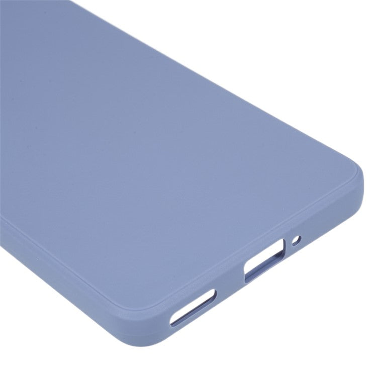 Soft TPU Phone Case for Oppo Reno10 Pro+ 5G , Precise Cutout Straight Edge Phone Cover - Lavender Grey