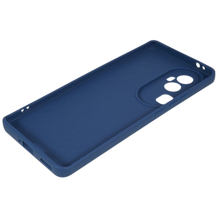 Soft TPU Phone Case for Oppo Reno10 Pro+ 5G , Precise Cutout Straight Edge Phone Cover - Sapphire