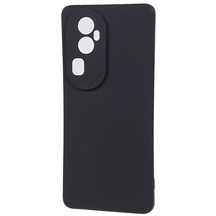 Soft TPU Phone Case for Oppo Reno10 Pro+ 5G , Precise Cutout Straight Edge Phone Cover - Black