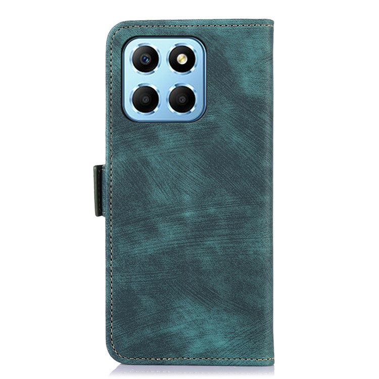 ABEEL For Honor X8 5G / 70 Lite 5G Retro Wallet Phone Case PU Leather Stand Phone Cover - Green