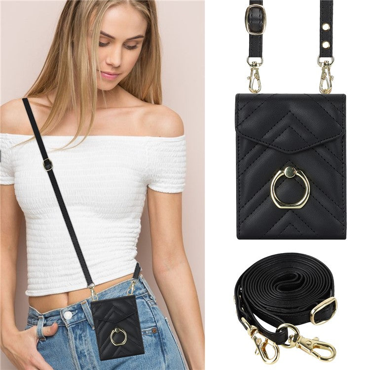 RFID Blocking Phone Case for Samsung Galaxy Z Flip4 5G, Card Holder Leather+PC Cover - Black