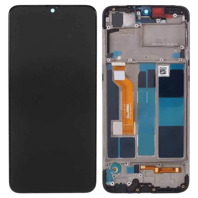For Oppo A7x (2018) / F9 (F9 Pro) / F9 Grade C LCD Screen and Digitizer Assembly + Frame Replacement Part (without Logo)