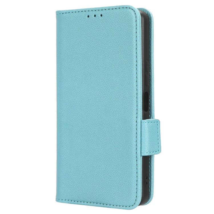 For vivo Y36 4G (Global) / Y36 5G (Global) / Y78 5G (China) / Y78m 5G / Y27 5G / Y27s 4G / Y77t 5G / Y78 5G Leather Phone Wallet Case - Baby Blue