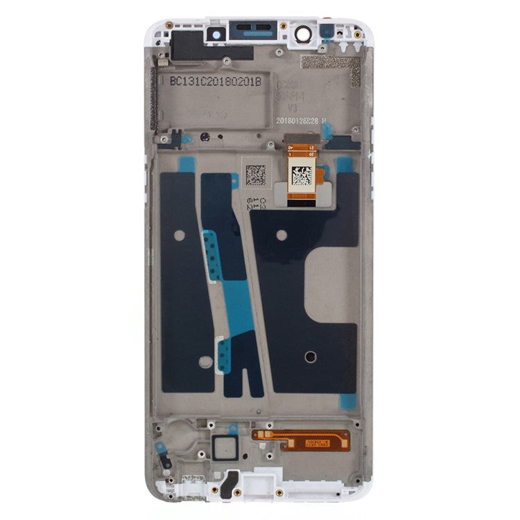 For Oppo A73 / F5 / F5 Youth Grade C LCD Screen and Digitizer Assembly + Frame Repair Part (without Logo) - White
