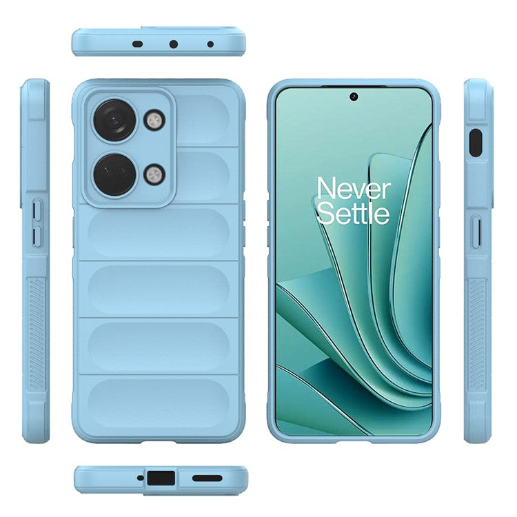 For OnePlus Nord 3 5G / Ace 2V Soft TPU Drop-proof Phone Case Rugged Back Protective Cover - Baby Blue