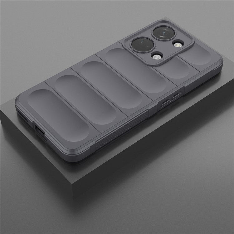 For OnePlus Nord 3 5G / Ace 2V Soft TPU Drop-proof Phone Case Rugged Back Protective Cover - Dark Grey