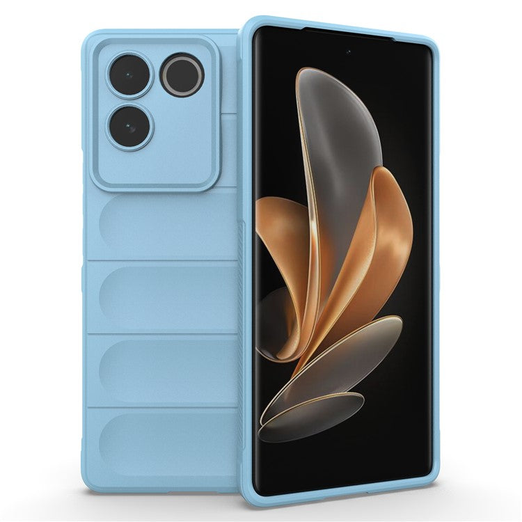 For vivo S17e 5G Flexible TPU Phone Case Drop Protection Phone Shell Protective Cover - Baby Blue