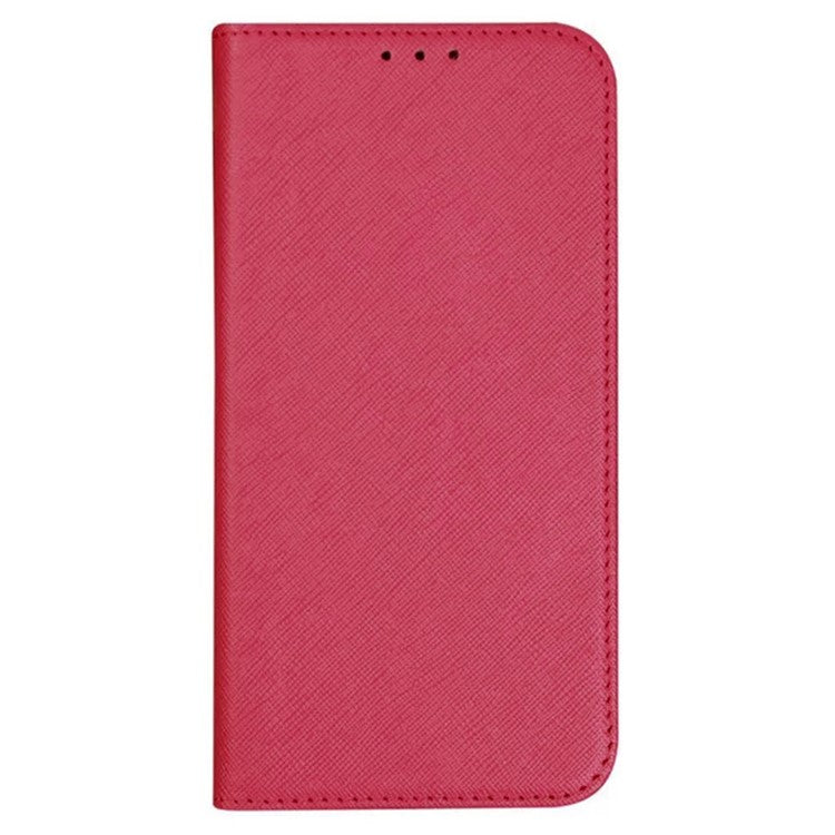 For OnePlus Ace 2V / Nord 3 5G Cross Texture Stand PU Leather Cover Anti-Scratch Phone Case Wallet - Pink