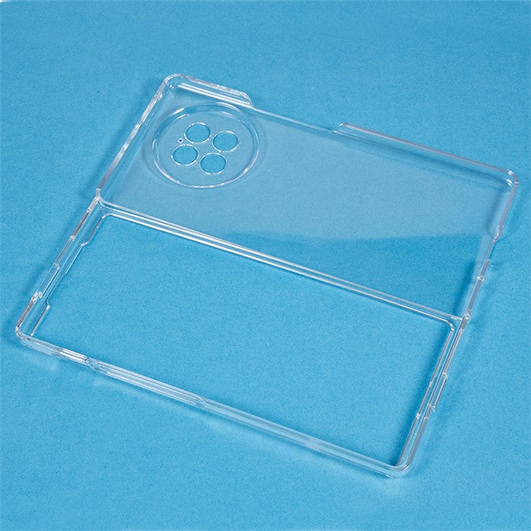Transparent Phone Case for vivo X Fold2 , Scratch-resistant Folding Phone Hard PC Cover