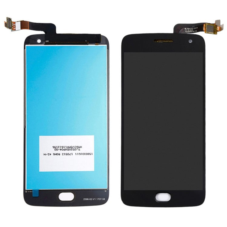 For Motorola Moto G5 Plus Grade C LCD Screen and Digitizer Assembly Repair Part (without Logo) - Black