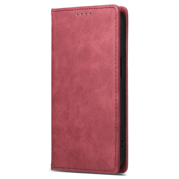 DF-05 For Samsung Galaxy A23 5G (Global Version) / A23 4G Wallet Phone Leather Case RFID Blocking Stand Phone Cover - Red