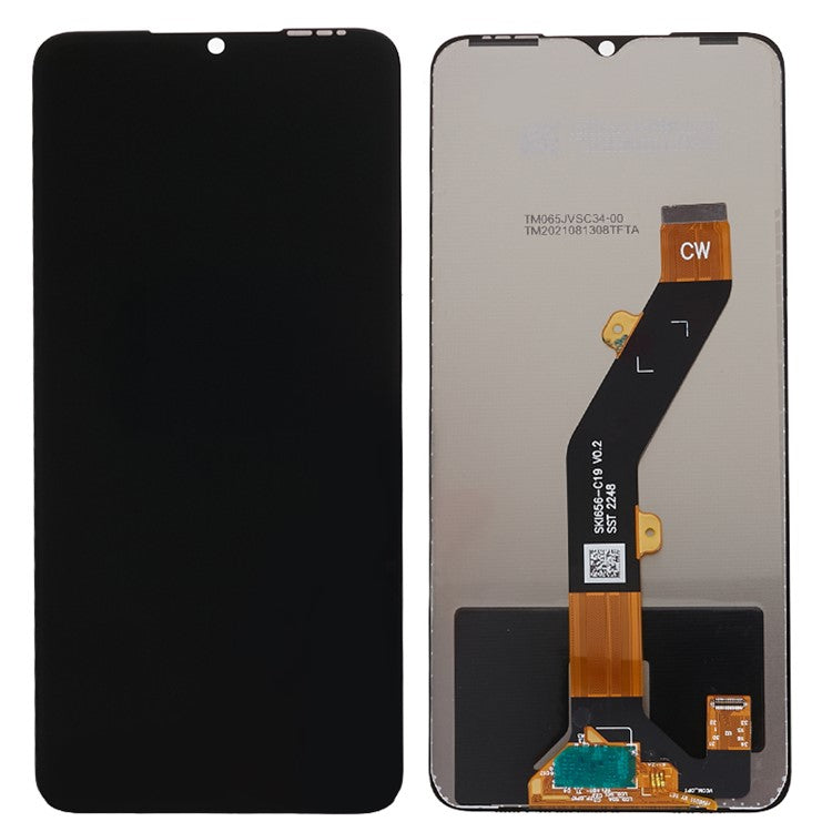 For Infinix Hot 30i X669 6.56" Grade C LCD Screen and Digitizer Assembly Repair Part (without Logo)