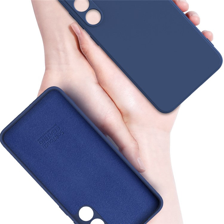 X-LEVEL For Samsung Galaxy S23 Ultra Anti-drop TPU Phone Case Liquid Silicone Texture Back Cover - Red