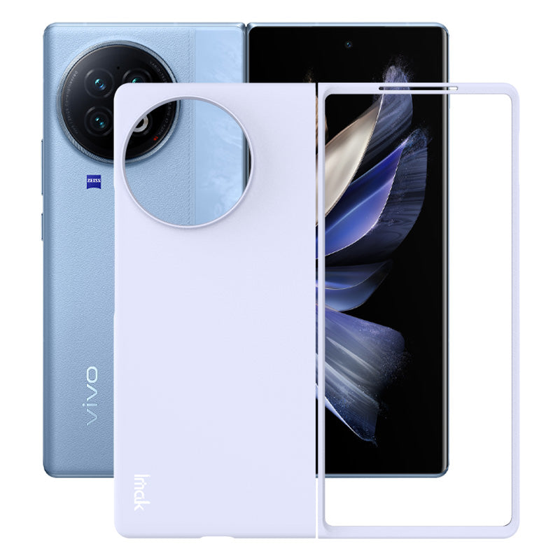 IMAK JS-2 Series For vivo X Fold2 Shockproof Case Anti-Drop Protective Hard PC Phone Cover - Purple