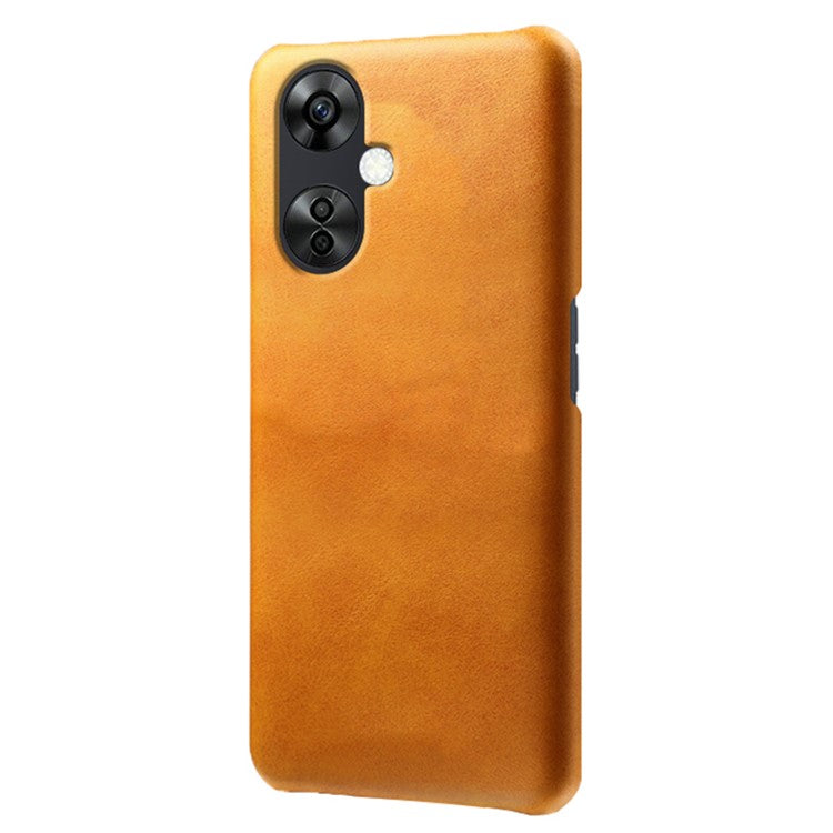For OnePlus Nord CE3 5G / CE 3 Lite 5G / Nord N30 5G Calf Texture Phone Case PU Leather + PC Protective Cover - Orange