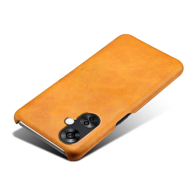 For OnePlus Nord CE3 5G / CE 3 Lite 5G / Nord N30 5G Calf Texture Phone Case PU Leather + PC Protective Cover - Orange