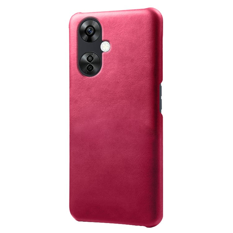 For OnePlus Nord CE3 5G / CE 3 Lite 5G / Nord N30 5G Calf Texture Phone Case PU Leather + PC Protective Cover - Rose