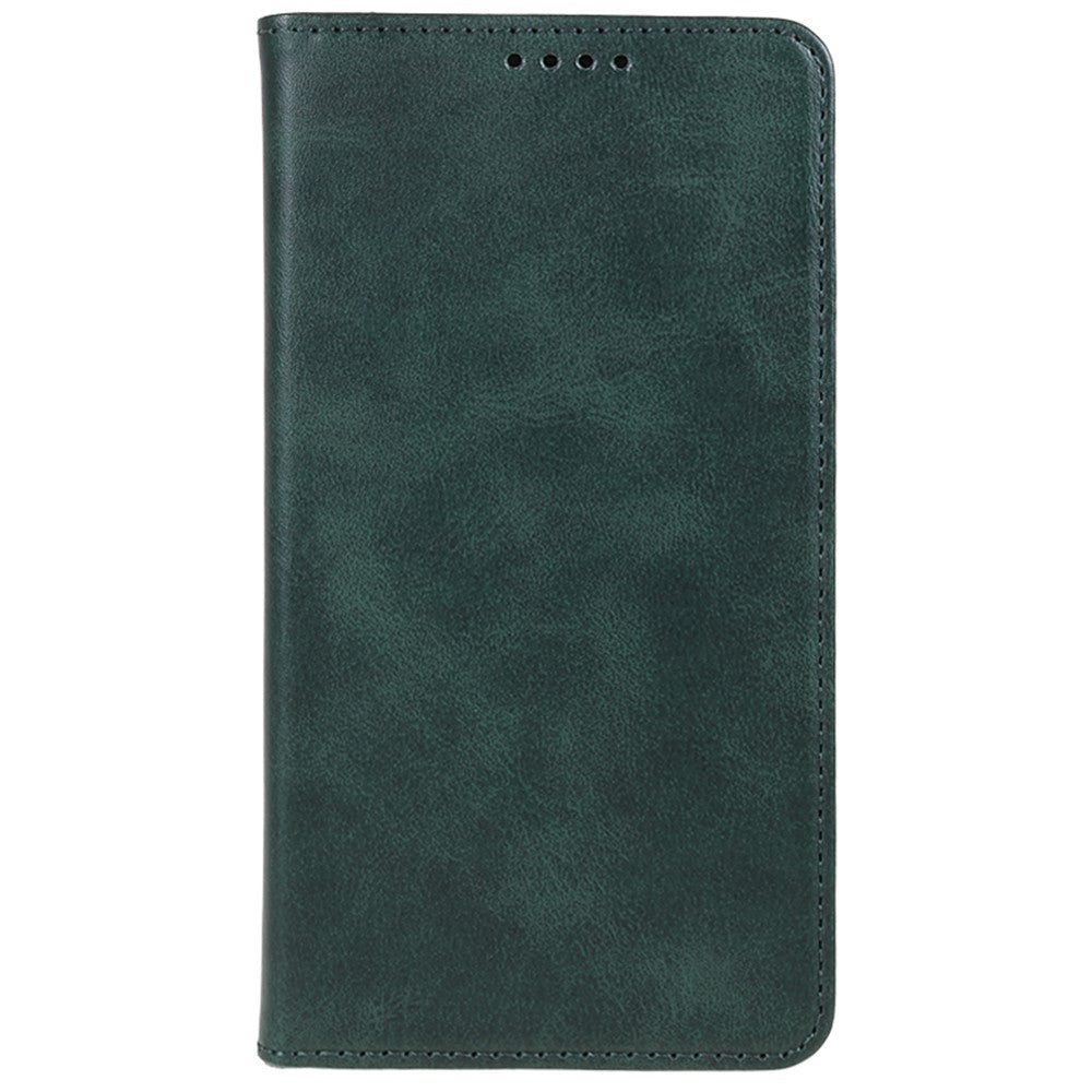 For Samsung Galaxy M54 5G / F54 5G Anti-drop PU Leather Stand Case Calf Texture Wallet Phone Cover - Green