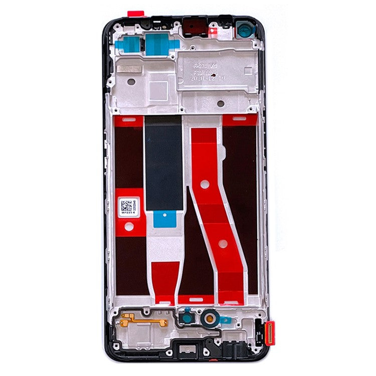 For Oppo 4G / Reno5 Lite Grade C OLED Screen and Digitizer Assembly + Frame Repair Part (Without Logo)