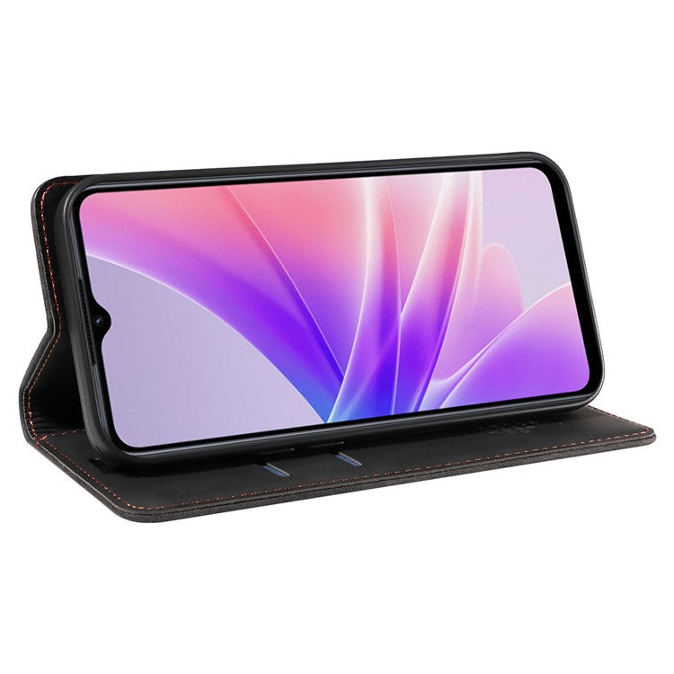 BETOPNICE 003 For Oppo A56s 5G / A57 (2022) 5G / A77 5G / K10 5G / A57 4G / A57e 4G / A57s 4G / A77 4G / Realme Q5i / Narzo 50 5G / V23 5G / OnePlus Nord N20 SE 4G Leather Phone Case - Black