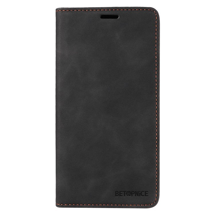 BETOPNICE 003 For Oppo A56s 5G / A57 (2022) 5G / A77 5G / K10 5G / A57 4G / A57e 4G / A57s 4G / A77 4G / Realme Q5i / Narzo 50 5G / V23 5G / OnePlus Nord N20 SE 4G Leather Phone Case - Black